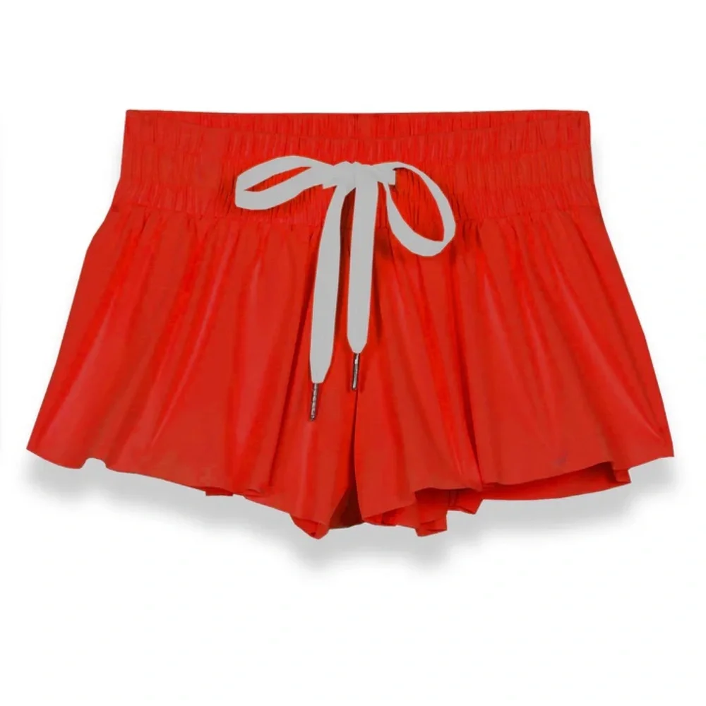 Katie J Girls Red Farrah Shorts Size large excellent condition.